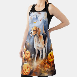 Tablier Halloween Anglais Foxhound Avec Citrouille