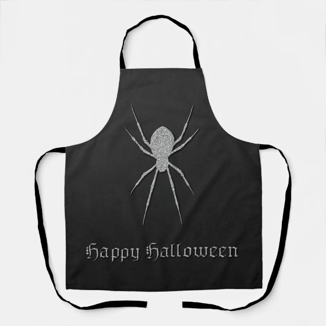 Tablier Halloween argentée (Recto)