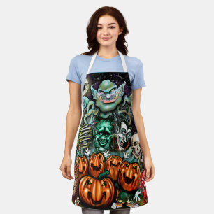 Tablier Halloween Art amusant