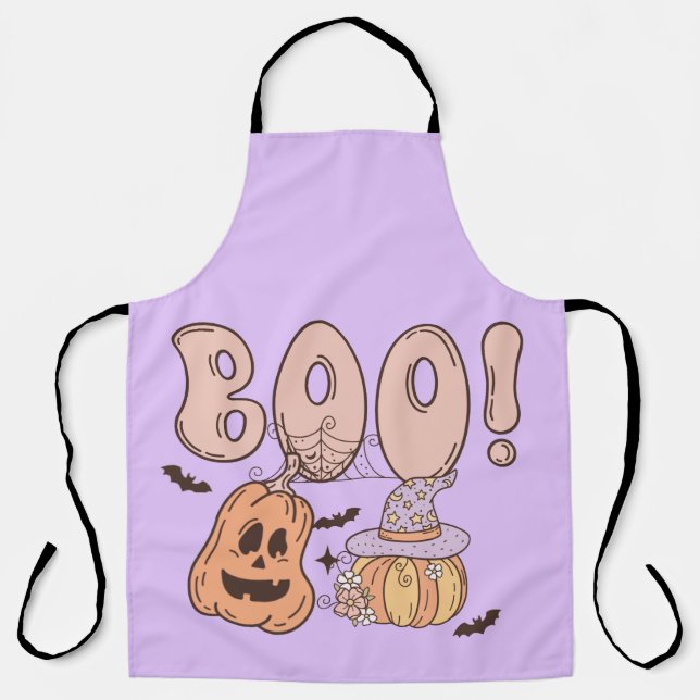 Tablier Halloween Boo (Recto)
