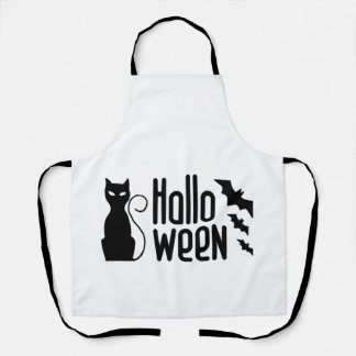 Tablier halloween cat