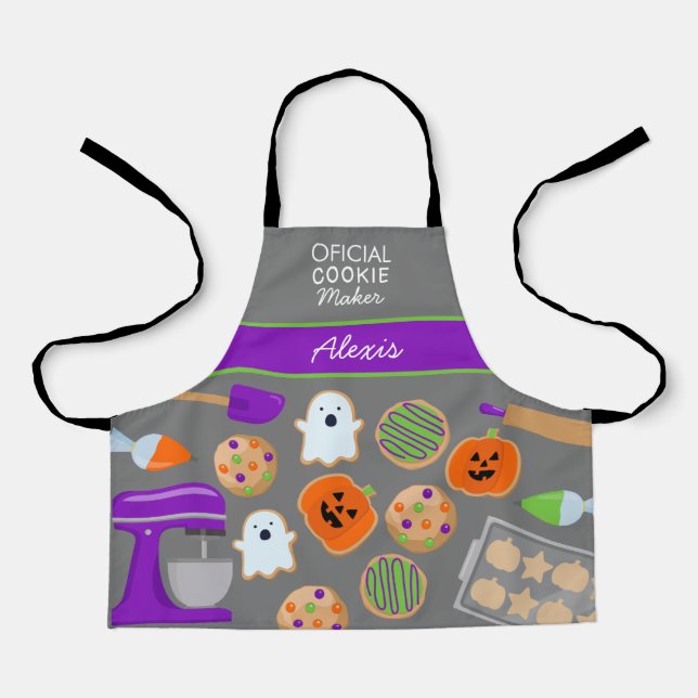 TABLIER HALLOWEEN COOKIE MAKER (Recto)