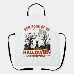 Tablier Halloween est tous les jours Sorcière Silhouette P