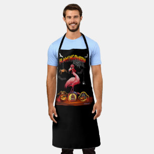 TABLIER HALLOWEEN FLAMINGOWEEN PIRATE