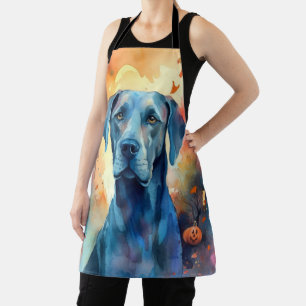 Tablier Halloween grand Danse avec la peur Citrouille