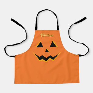 Tablier Halloween Jack O'Lantern Citrouille mignon pour en