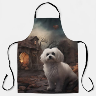 Tablier Halloween maltais effrayant