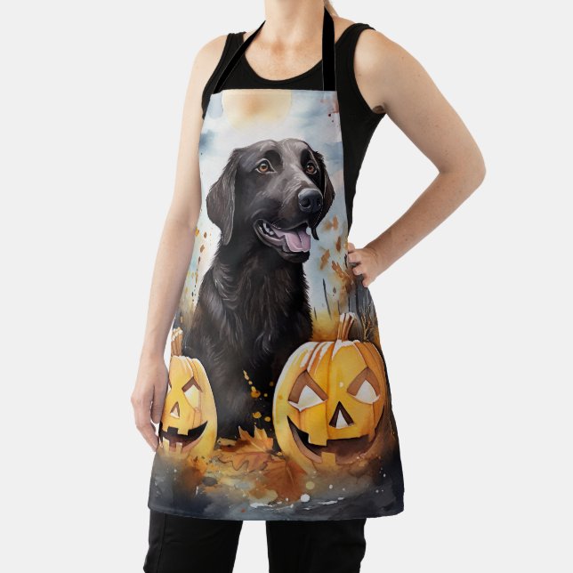 Tablier Halloween Nouvelle-Écosse avec la peur Citrouille (Insitu)