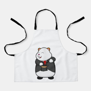 Tablier Hamster en magicien avec baguette magique et Casqu