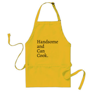 Tablier Handsome et Can Cook Funny