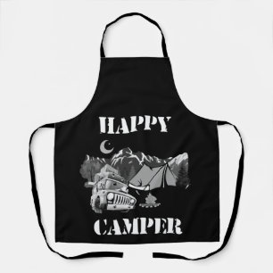Tablier Happy Camper Funny Camping