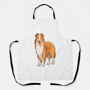 Tablier Happy Cartoon Rough Collie
