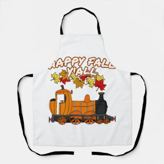 Tablier Happy Fall Y'All Steam Train Pumpkin Railroad