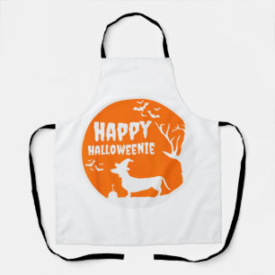 Tablier Happy Halloweenie Dachshund Wiener Dog Halloween