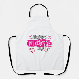 Tablier Happy Mother's Day 2025 Tshirt pour Femmes Maman G