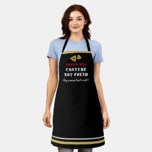 Tablier HAPPY PURIM Funny Costume ERROR 404 Custom Apron