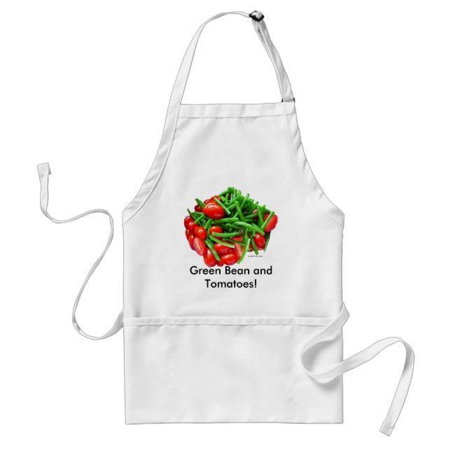 Tablier Haricots verts et tomates (Devant)
