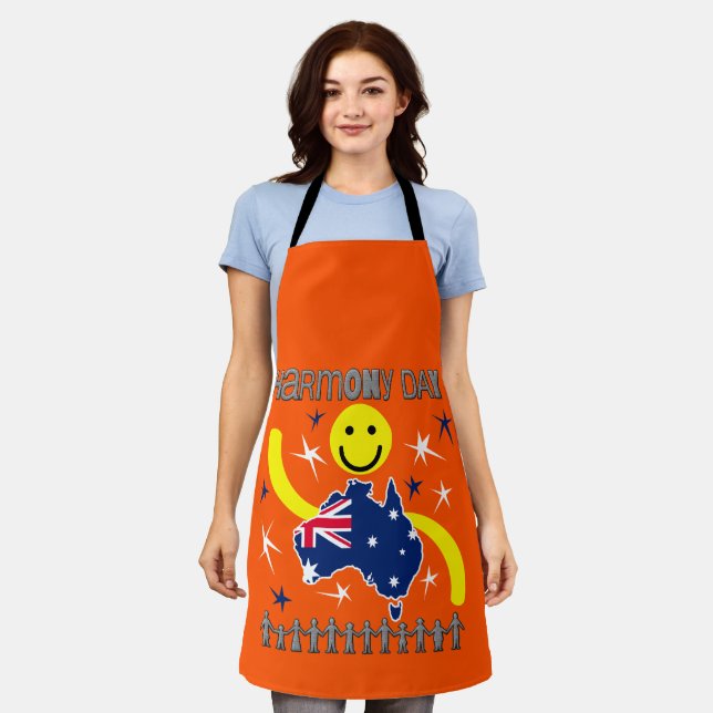 Tablier Harmony Day Australie (Porté)