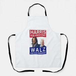 Tablier Harris Pour Président Walz Pour Vice-Président Kam