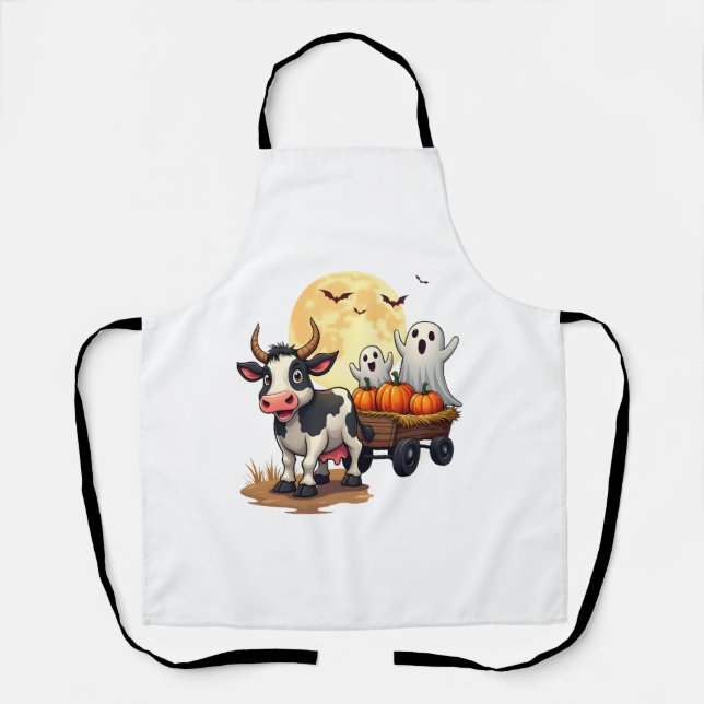 Tablier Haunted Hayride Cow (Recto)