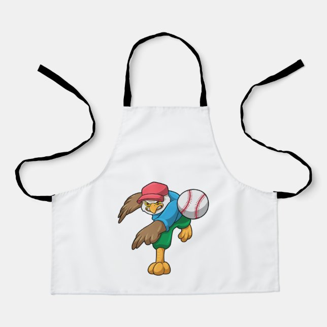 Tablier Hawk au baseball avec batte de baseball (Recto)