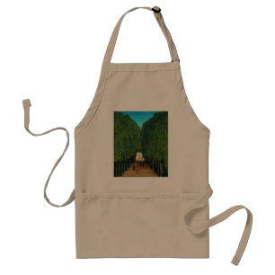 Tablier Henri Rousseau, Allée dans le parc à Saint-Cloud