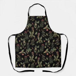 Tablier Herbe noire Cottagecore
