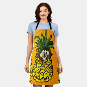 Tablier Hérisson et ananas Apron