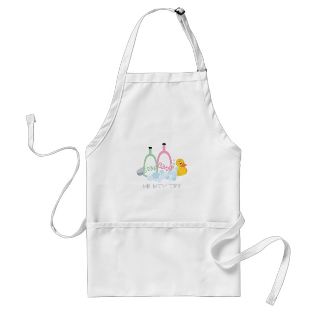 Tablier Heure du bain des bébés (Devant)