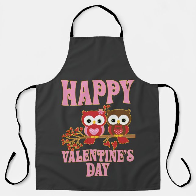 Tablier Heureuse Sainte-Valentin (Recto)