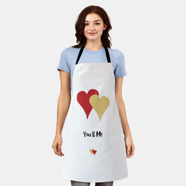 Tablier Heureuse Sainte-Valentin - Saint Valentin Pour Les (Porté)