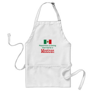 Tablier Heureusement marié à un Mexicain