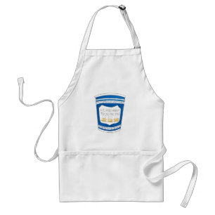 Tablier Heureux De Vous Servir Grec NYC Blue Diner Coffee 