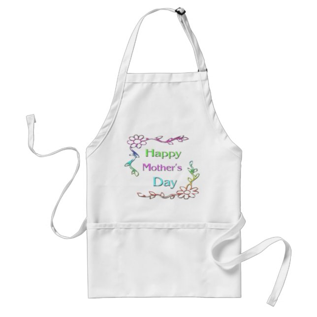 Tablier heureux du jour de mère (Devant)