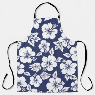 Tablier Hibiscus vibrant : Floral Motif sans joint.