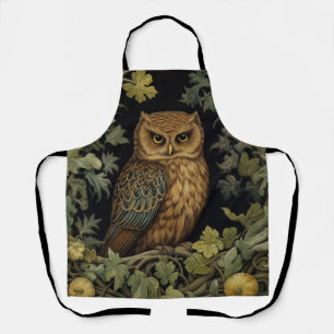 Tablier hibou Art nouveau dans la forêt
