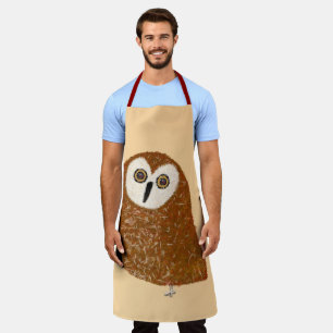 Tablier Hibou des scieries moderne mignon