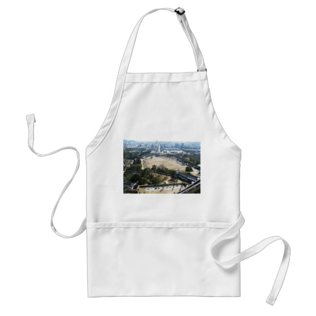 Tablier Himeji, Japon (Vue du château haut) (Devant)