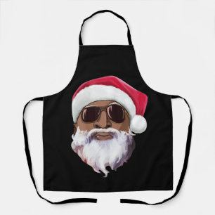 Tablier Hip hop noir Santa Claus nouveauté Africain Amér