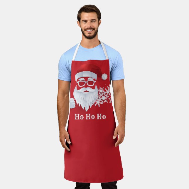 Tablier Hip Santa Claus Papercut Noël (Porté)