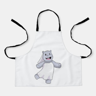 Tablier Hippo, mariée au voile