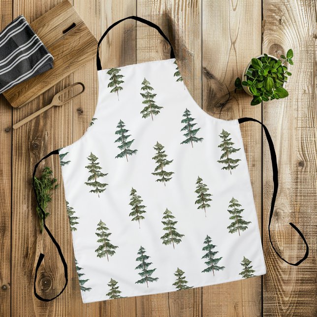 Tablier Hiver branché | Motif d'arbre de Noël (Créateur téléchargé)