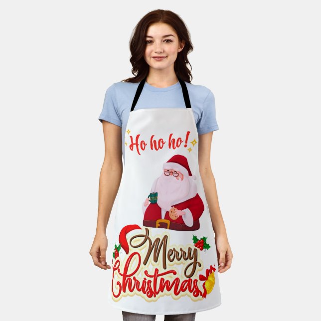 Tablier Ho Ho Ho (Porté)