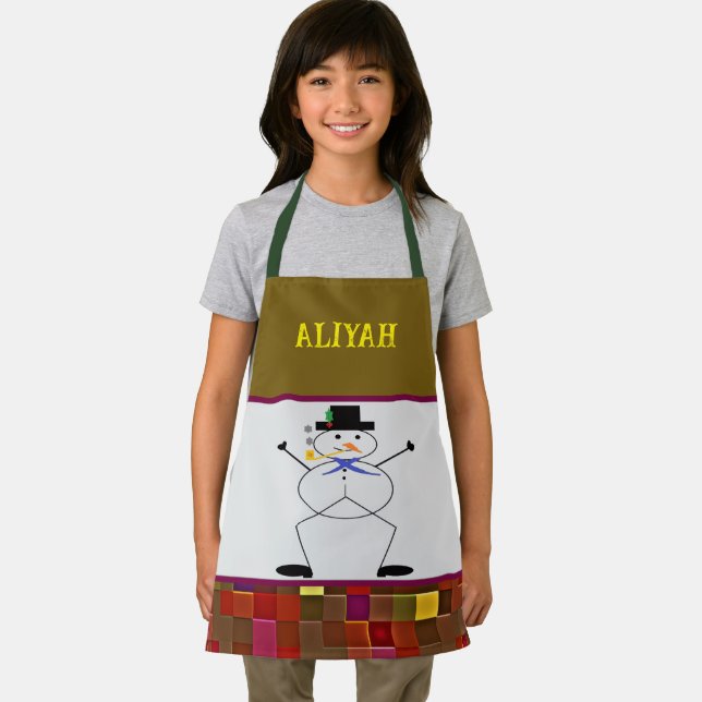 Tablier "Holiday Helper" (Personalize Me) Apron (Insitu)