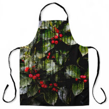 Holly Berry Tout sur imprimer Apron