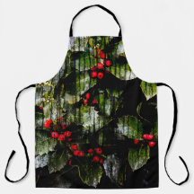 Holly Berry Tout sur imprimer Apron