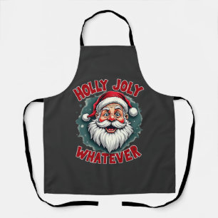 Tablier Holly Joly Ce qui est amusant Santa Clause Noël