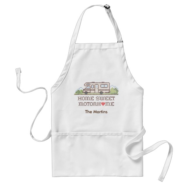 Tablier Home Sweet Motor Home Apron (Devant)