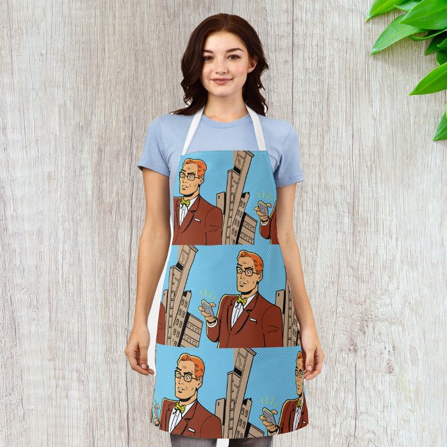 Tablier Homme Comique Avec Cellulaire (Créateur téléchargé)