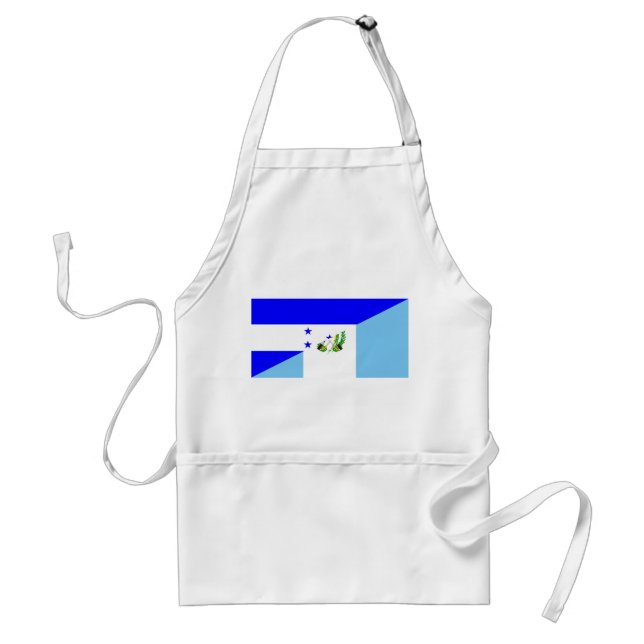 Tablier honduras guatemala pays demi-drapeau (Devant)